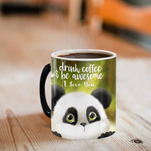 Panda Heat-Sensitive Color-Changing Cup: A Magical Delight